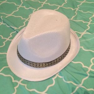 White fedora